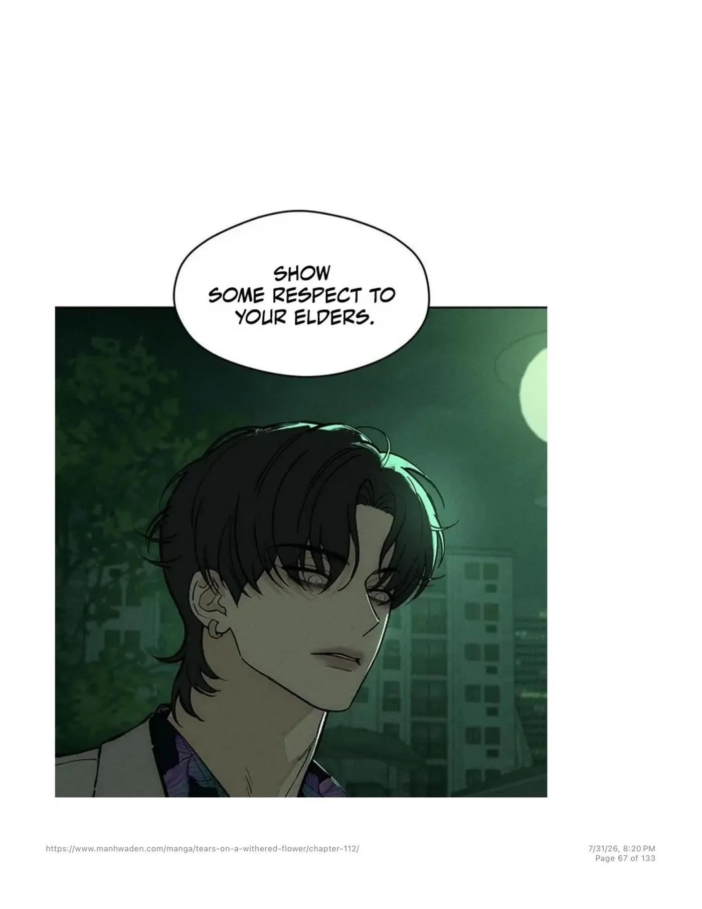 Tears on a Withered Flower Chapter 112 — page 66