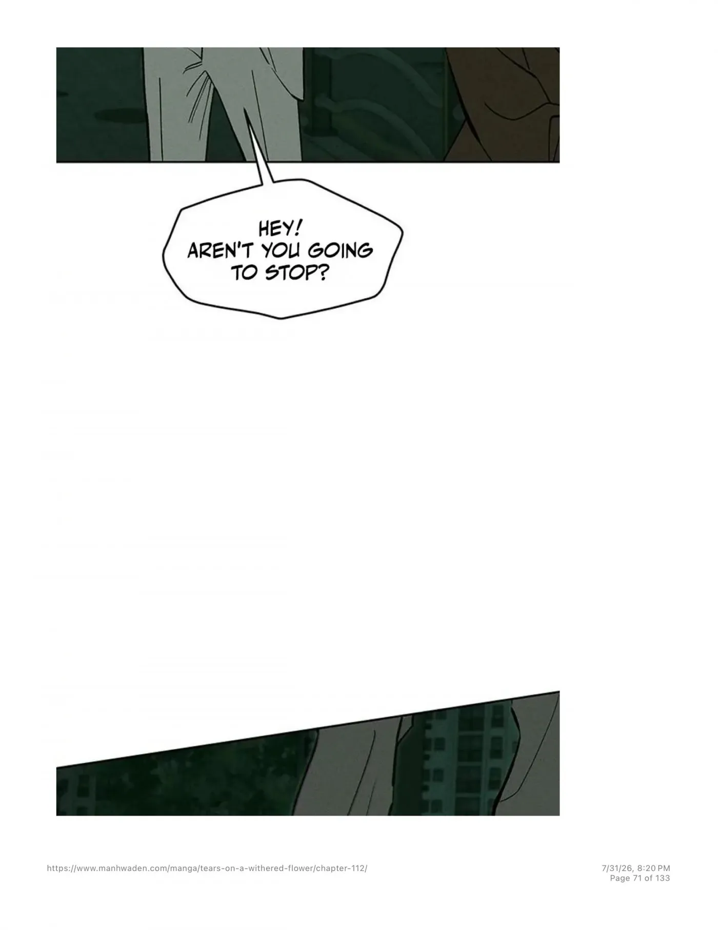 Tears on a Withered Flower Chapter 112 — page 70
