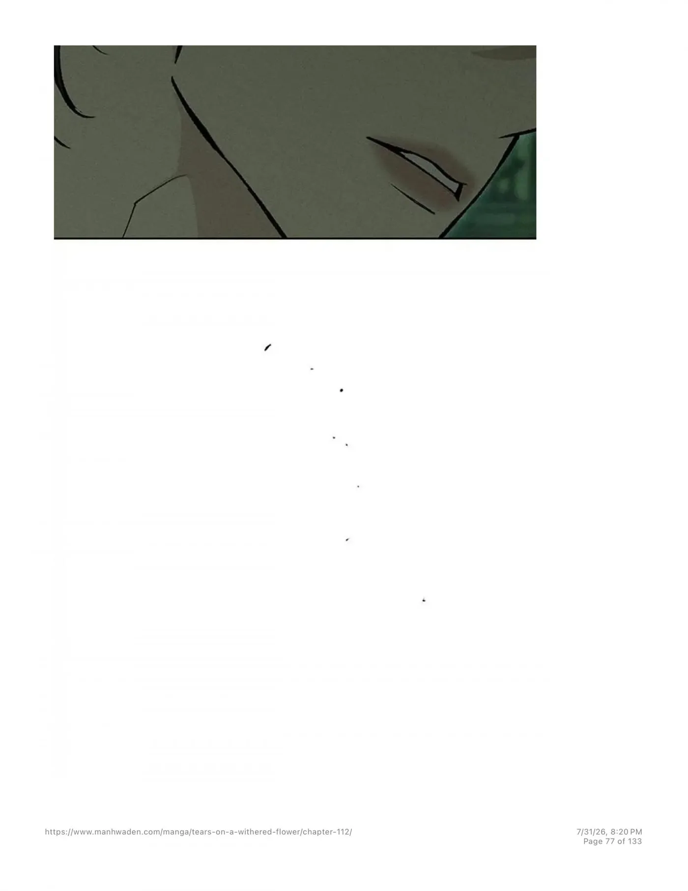 Tears on a Withered Flower Chapter 112 — page 76