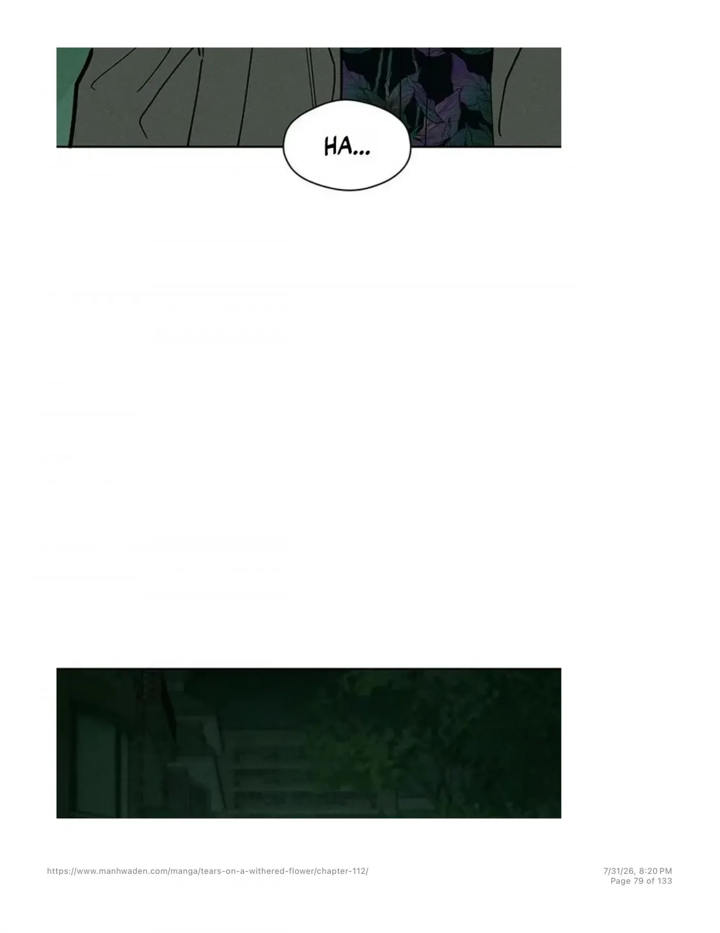 Tears on a Withered Flower Chapter 112 — page 78