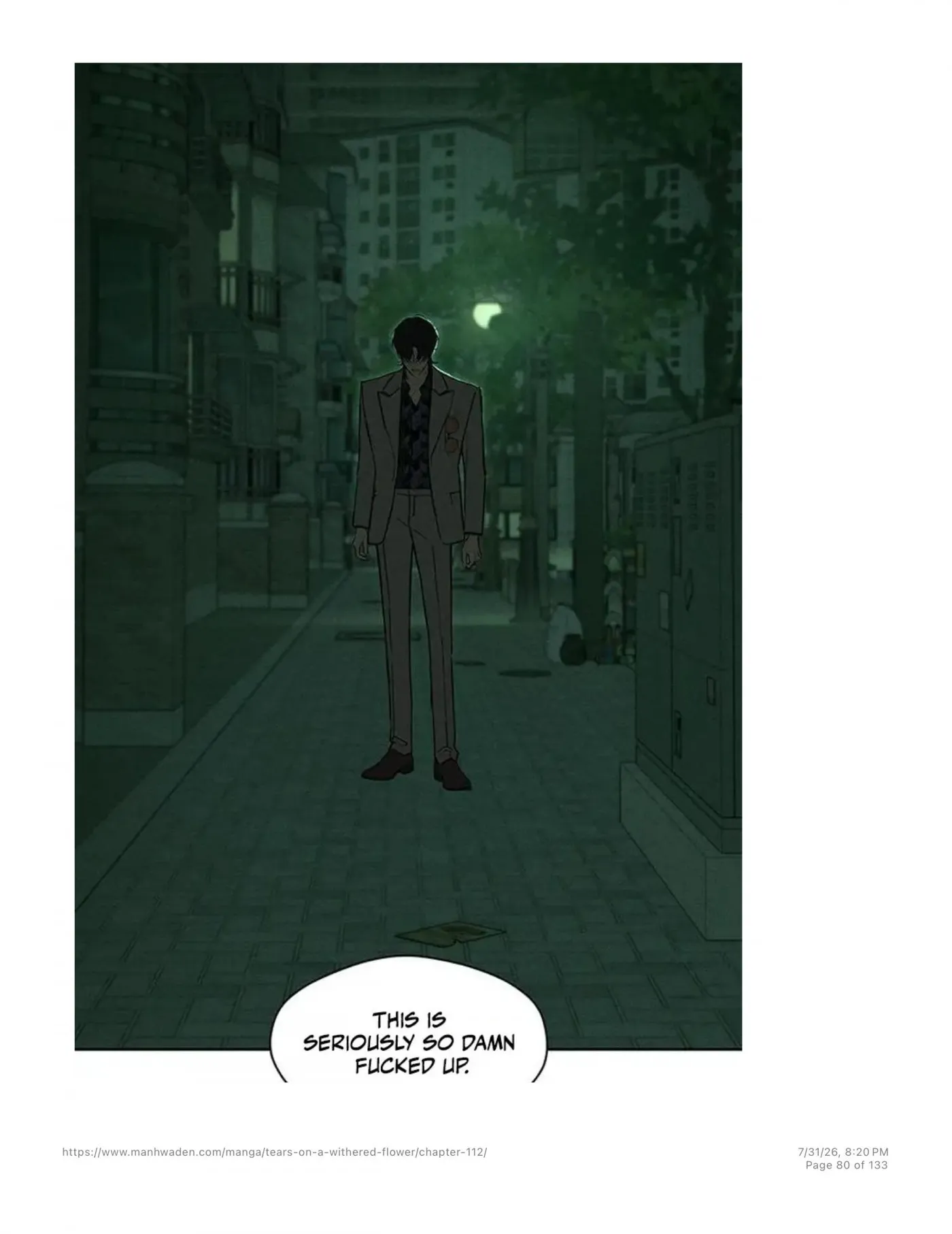 Tears on a Withered Flower Chapter 112 — page 79