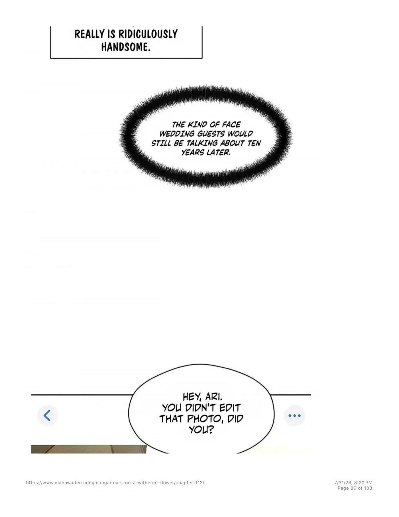 Tears on a Withered Flower Chapter 112 — page 85