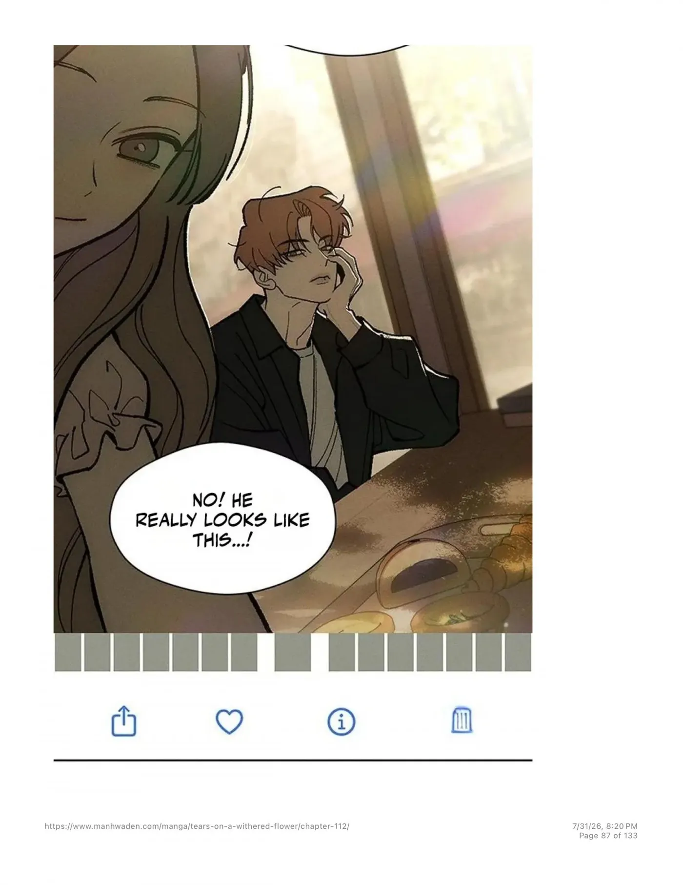 Tears on a Withered Flower Chapter 112 — page 86