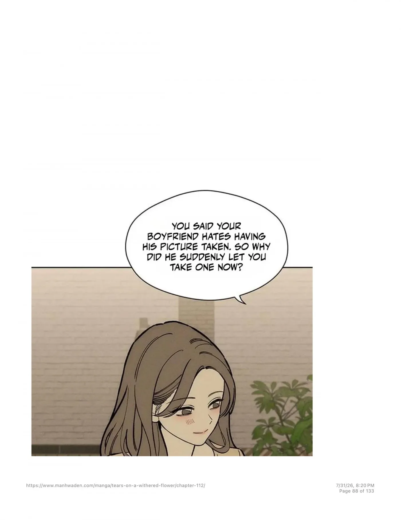 Tears on a Withered Flower Chapter 112 — page 87