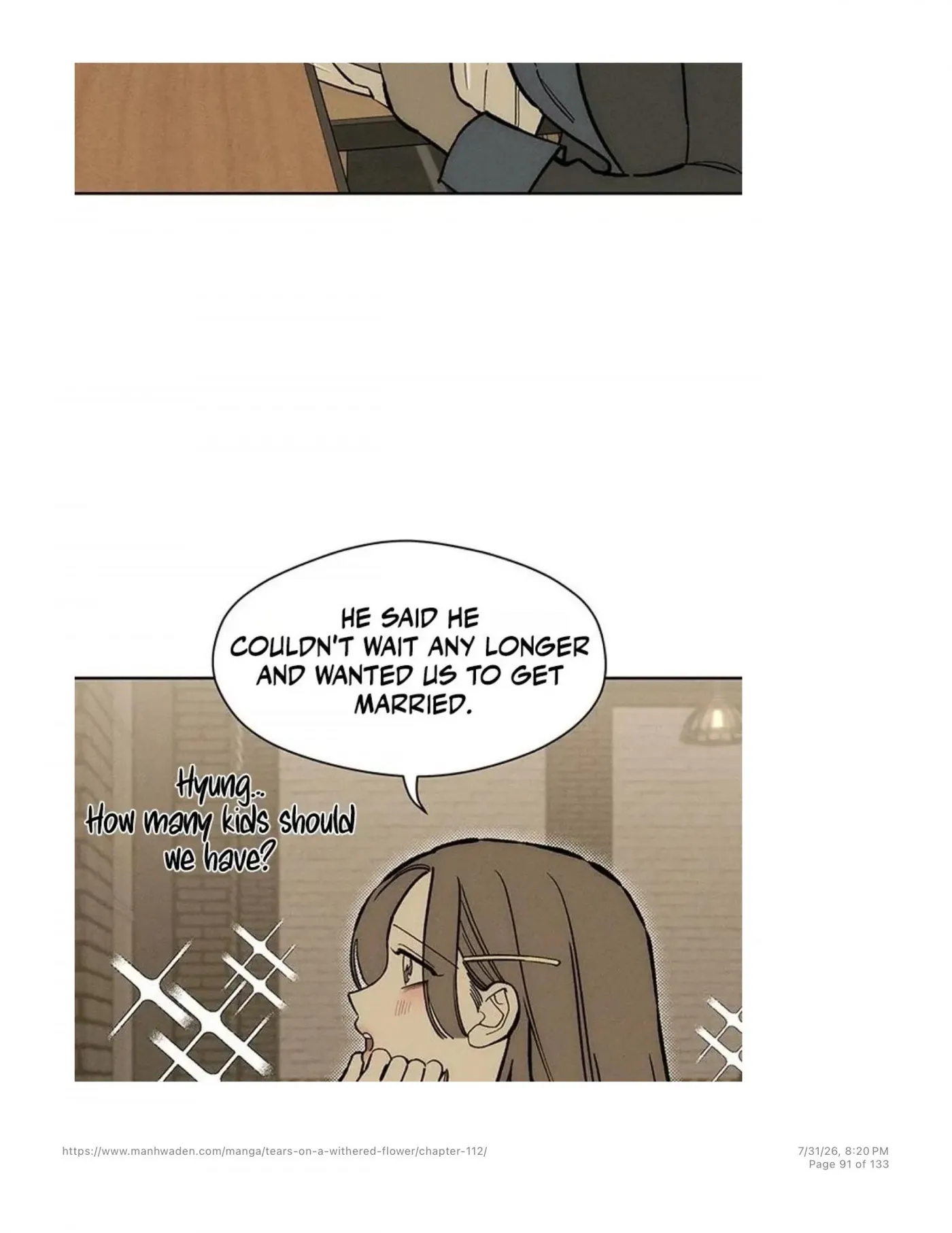 Tears on a Withered Flower Chapter 112 — page 90