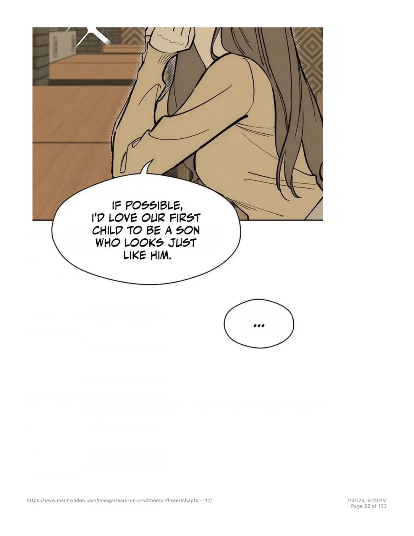 Tears on a Withered Flower Chapter 112 — page 91