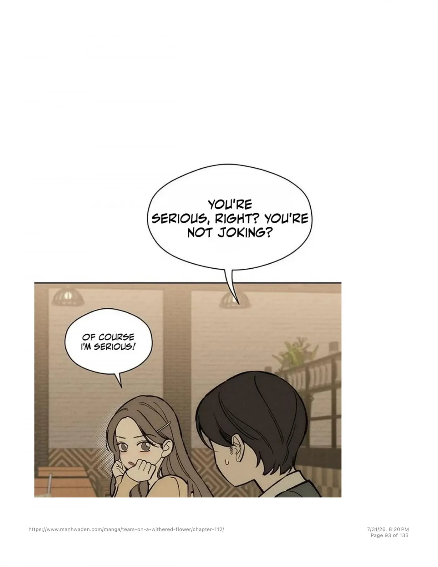 Tears on a Withered Flower Chapter 112 — page 92