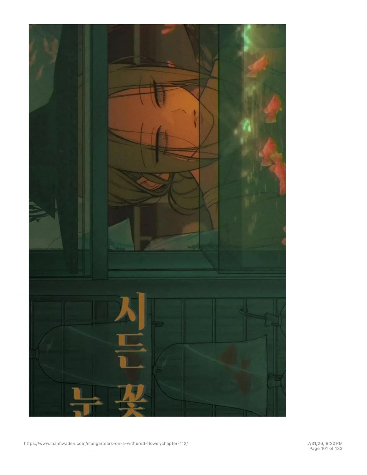 Tears on a Withered Flower Chapter 112 — page 100