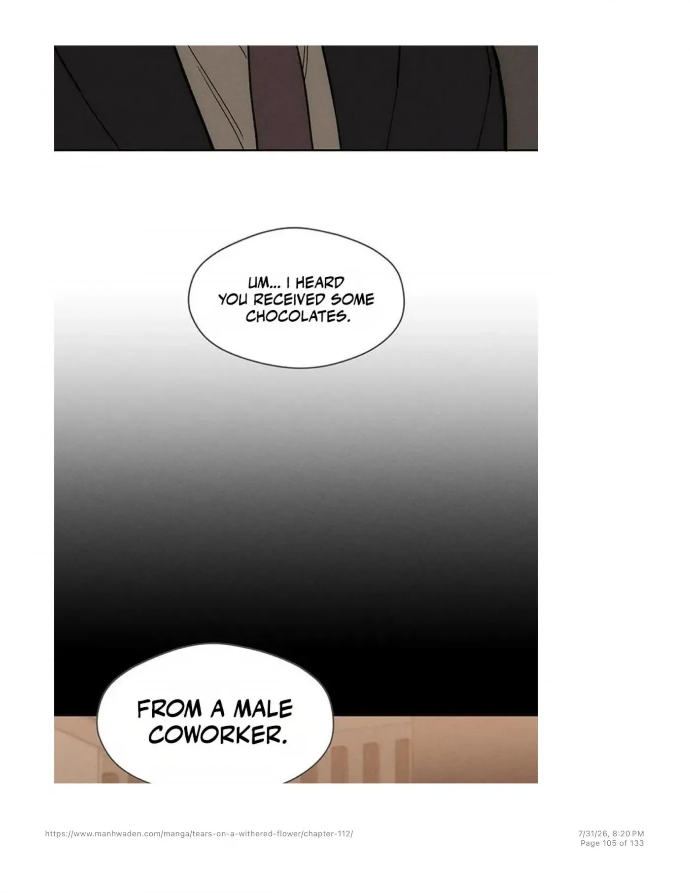 Tears on a Withered Flower Chapter 112 — page 104