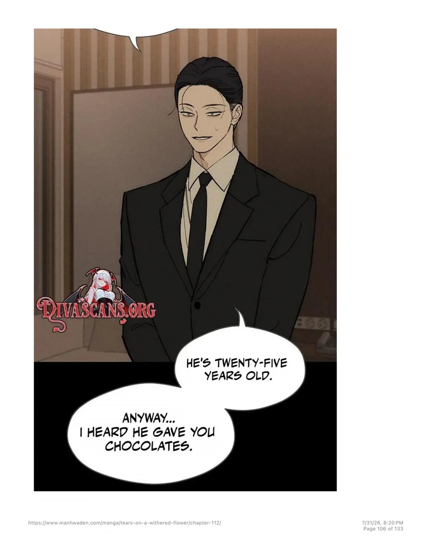 Tears on a Withered Flower Chapter 112 — page 105