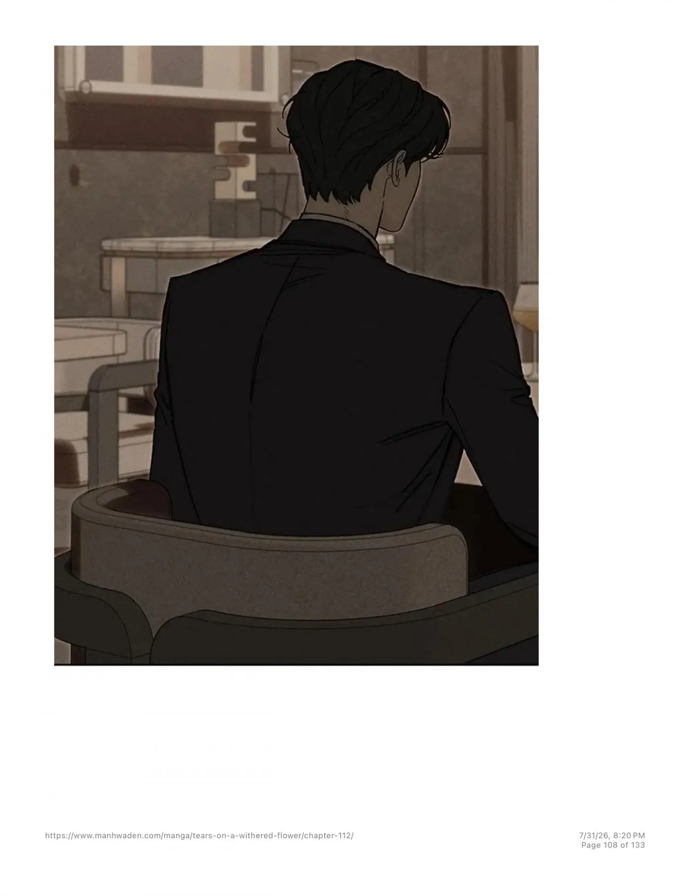 Tears on a Withered Flower Chapter 112 — page 107