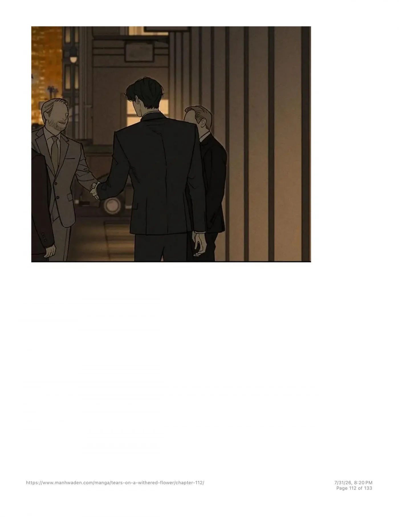 Tears on a Withered Flower Chapter 112 — page 111