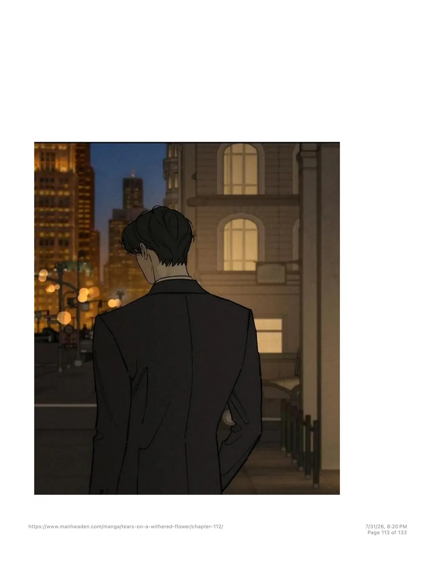 Tears on a Withered Flower Chapter 112 — page 112