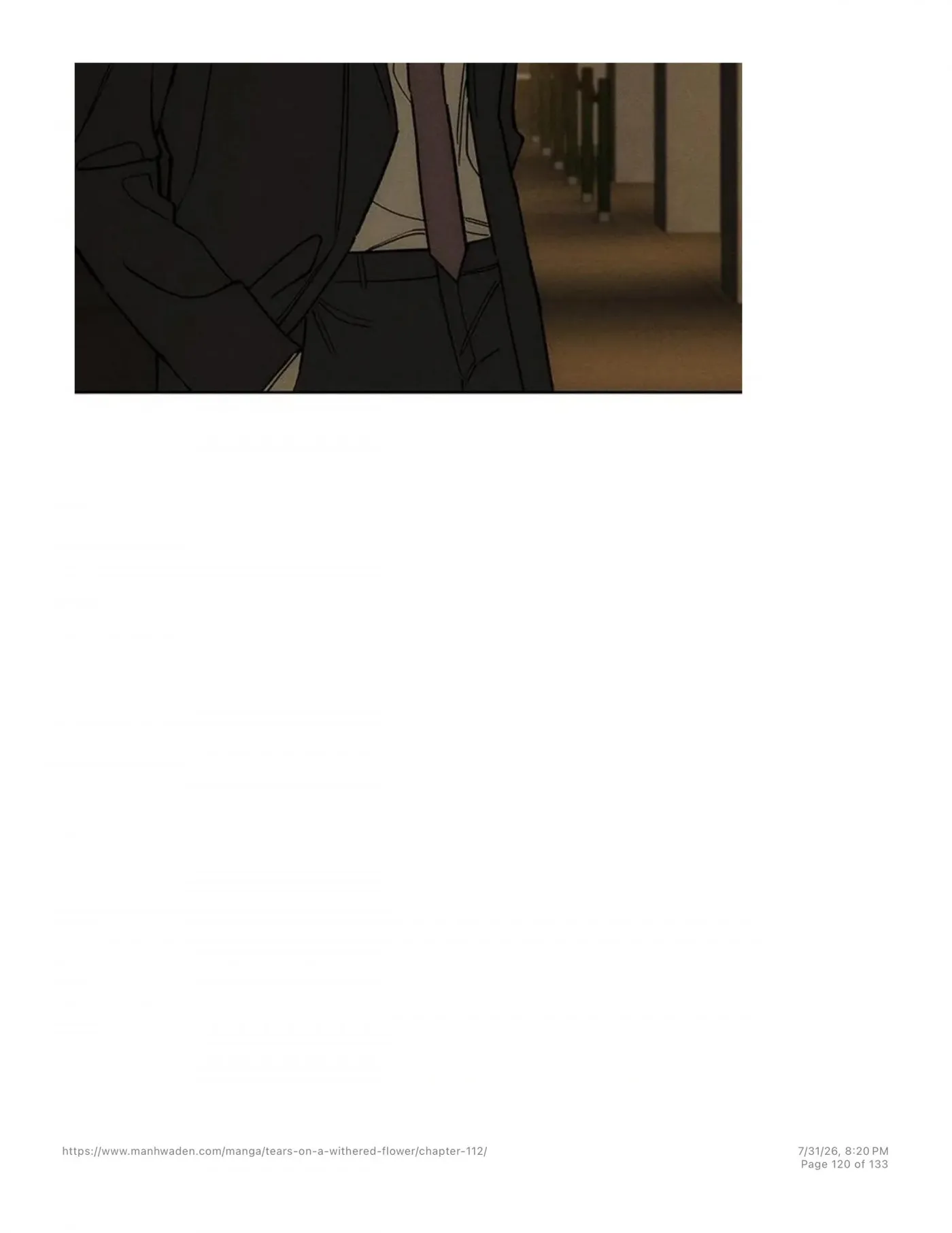 Tears on a Withered Flower Chapter 112 — page 119