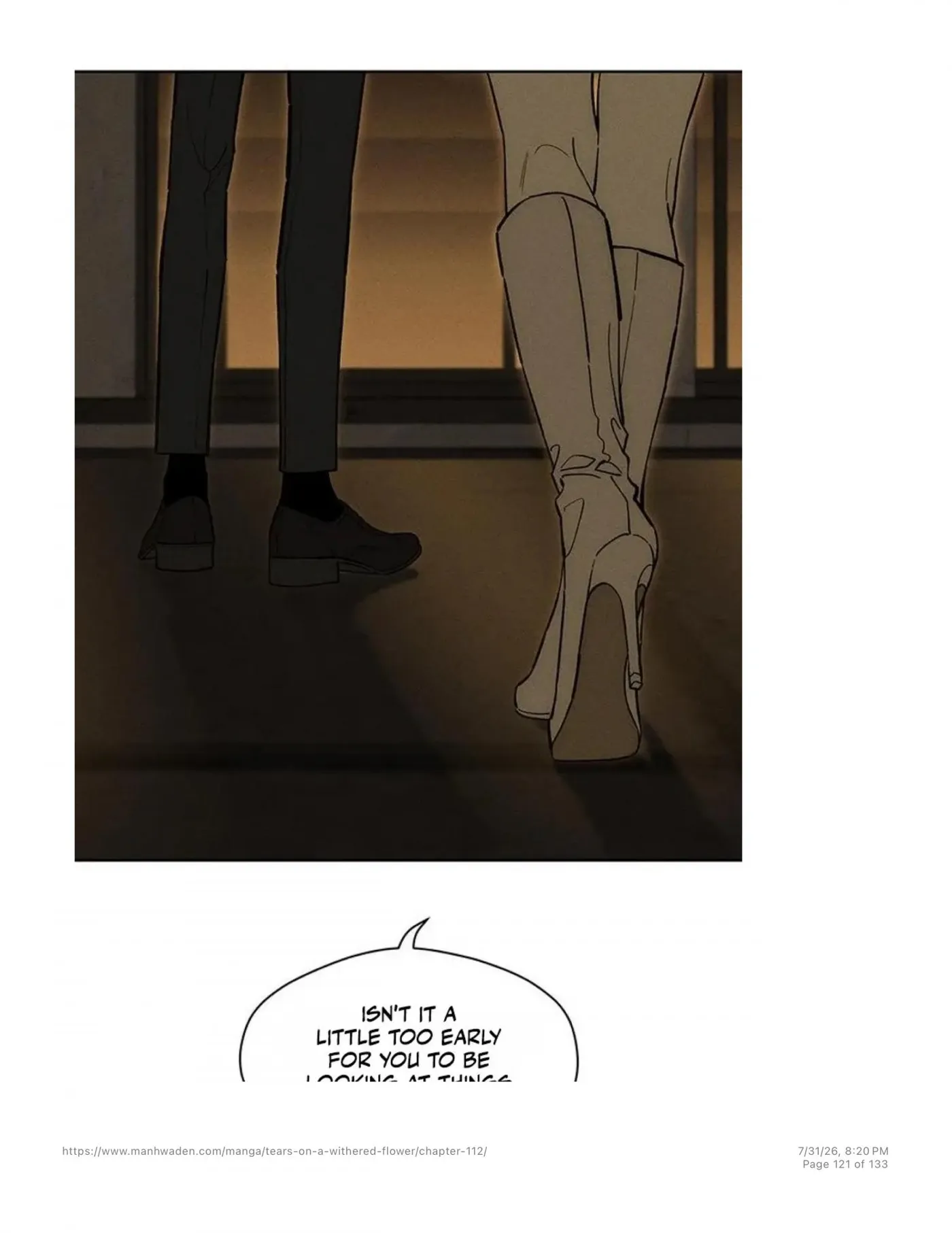 Tears on a Withered Flower Chapter 112 — page 120