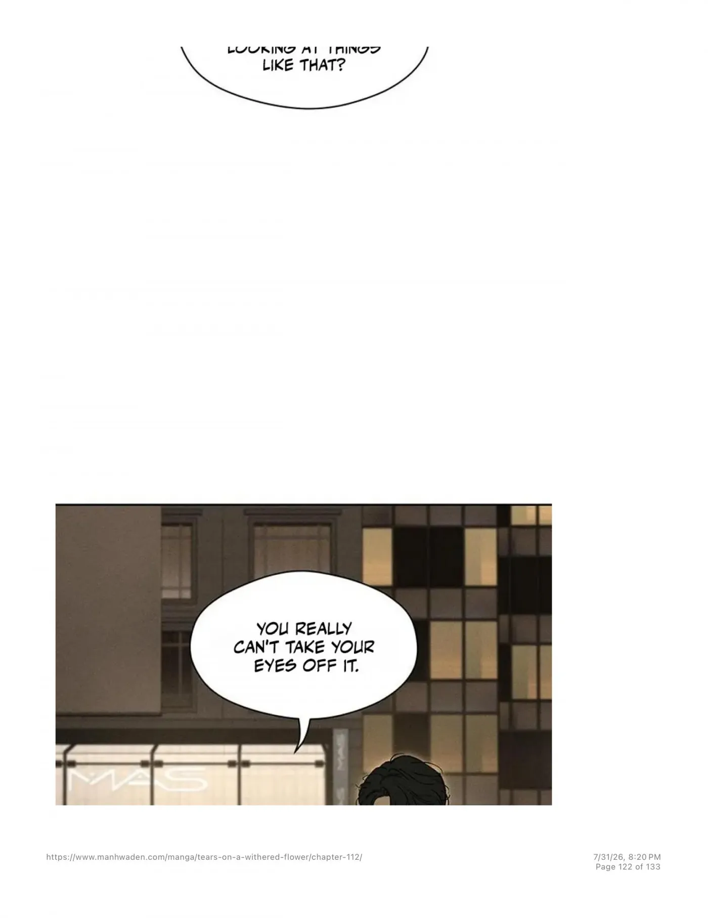 Tears on a Withered Flower Chapter 112 — page 121