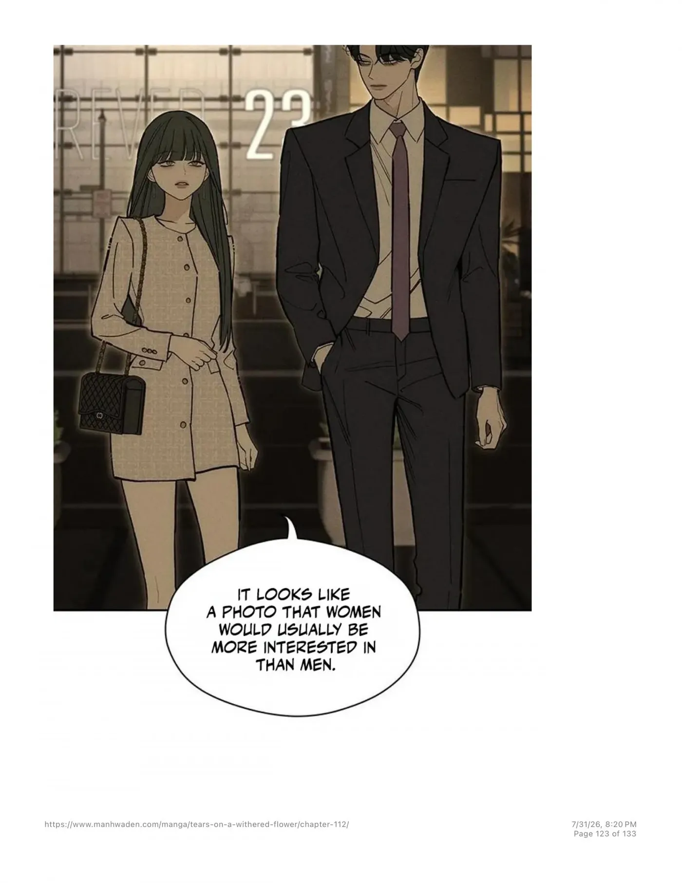 Tears on a Withered Flower Chapter 112 — page 122