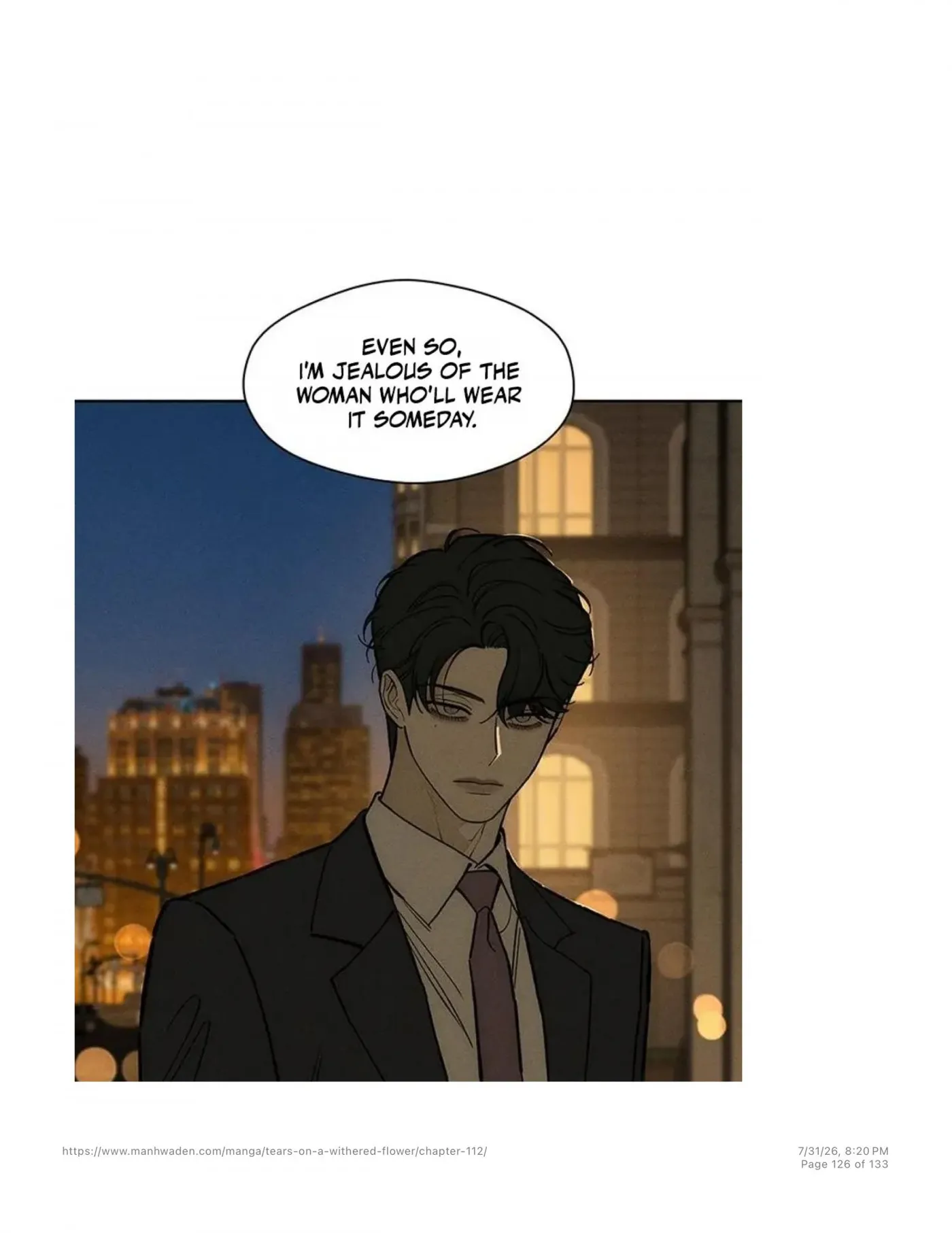 Tears on a Withered Flower Chapter 112 — page 125