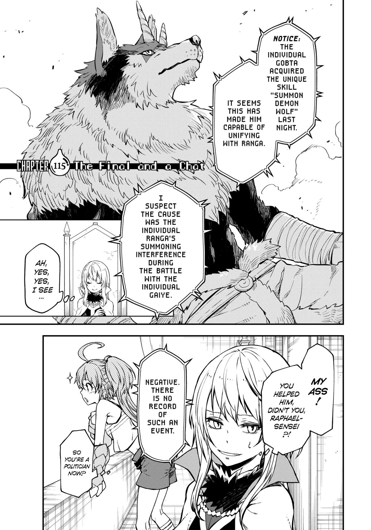 That Time I Got Reincarnated as a Slime Chapter 115 — page 1