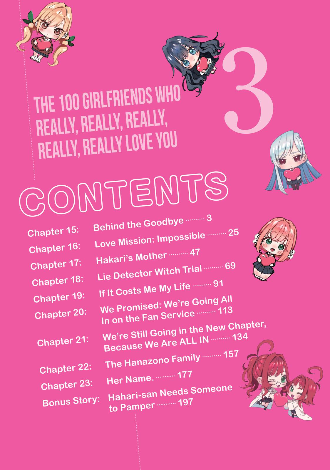 The 100 Girlfriends Who Really, Really, Really, Really, REALLY Love You Chapter 15 — page 3