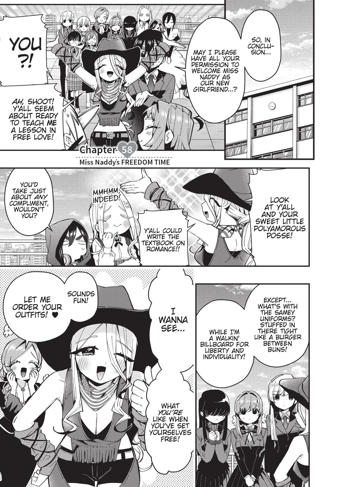 The 100 Girlfriends Who Really, Really, Really, Really, REALLY Love You Chapter 58 — page 1
