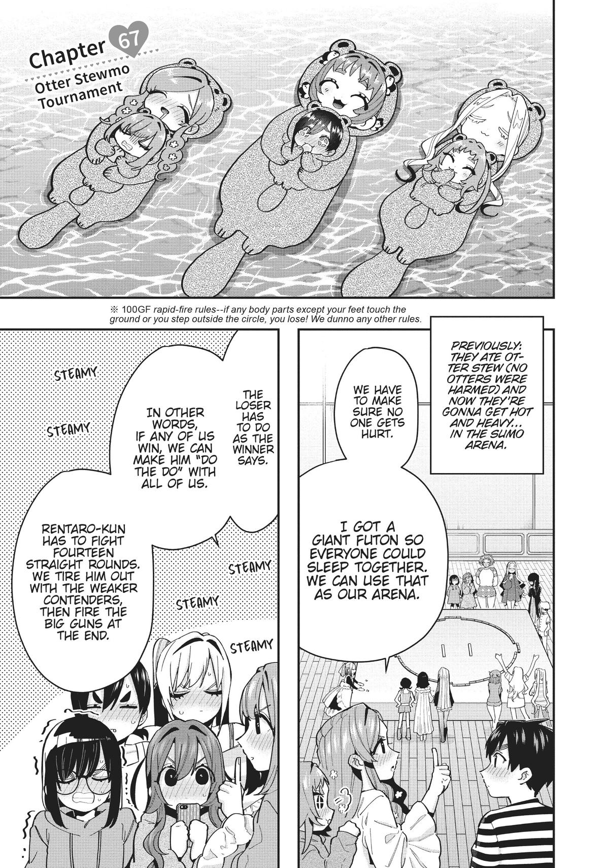 The 100 Girlfriends Who Really, Really, Really, Really, REALLY Love You Chapter 67 — page 1