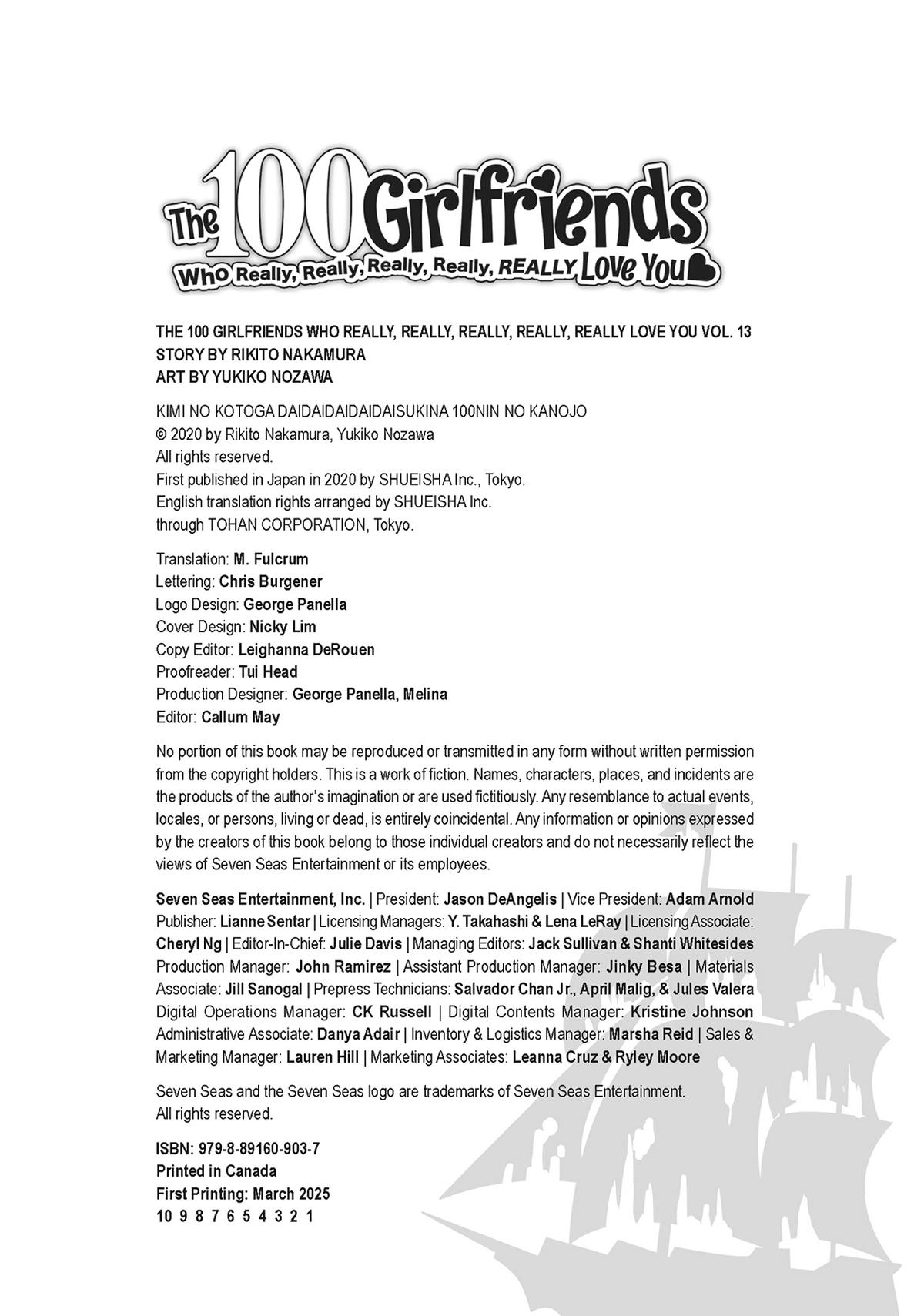 The 100 Girlfriends Who Really, Really, Really, Really, REALLY Love You Chapter 113 — page 32