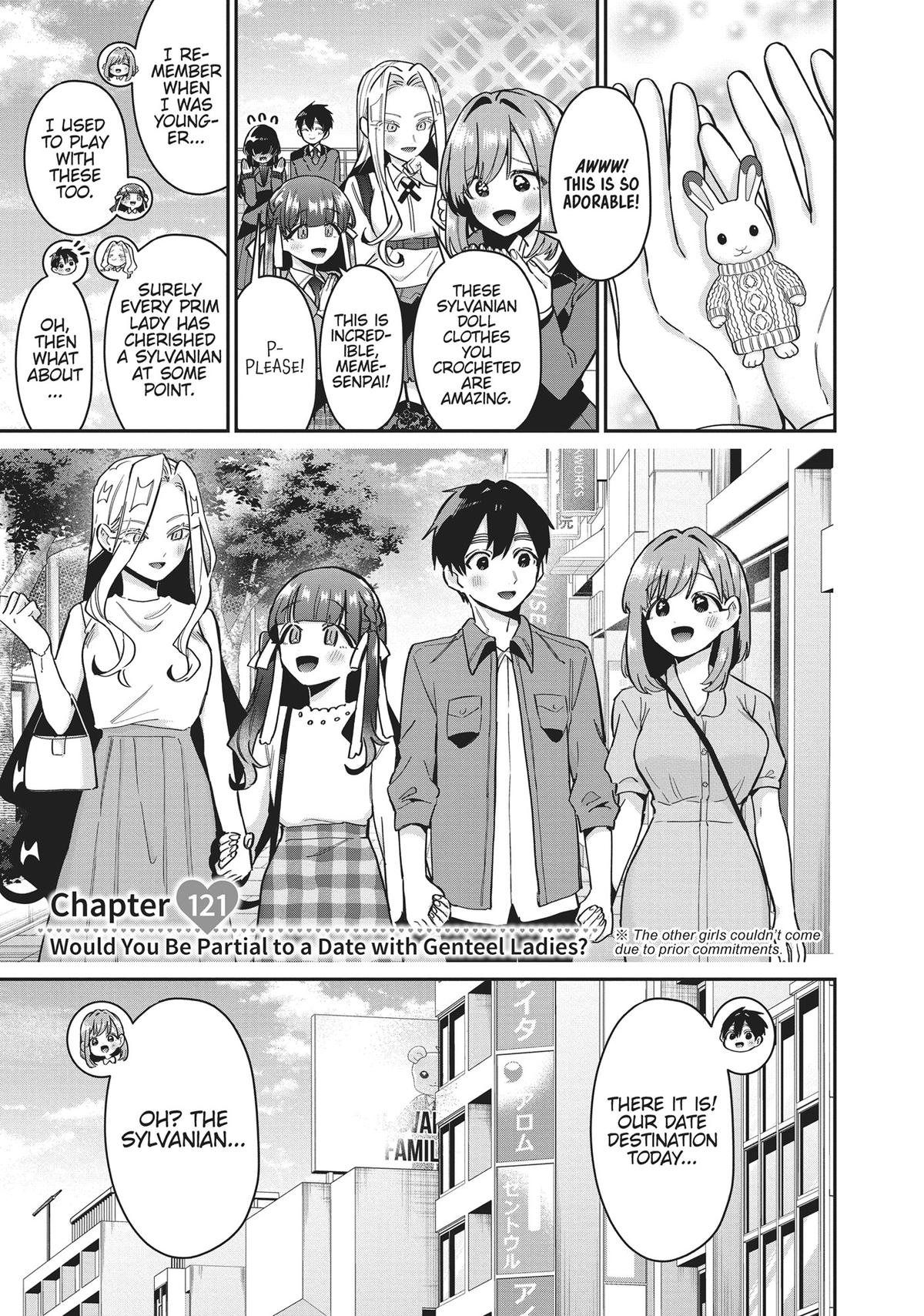 The 100 Girlfriends Who Really, Really, Really, Really, REALLY Love You Chapter 121 — page 1