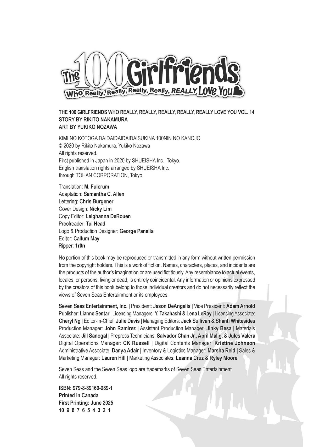 The 100 Girlfriends Who Really, Really, Really, Really, REALLY Love You Chapter 122.5 — page 13