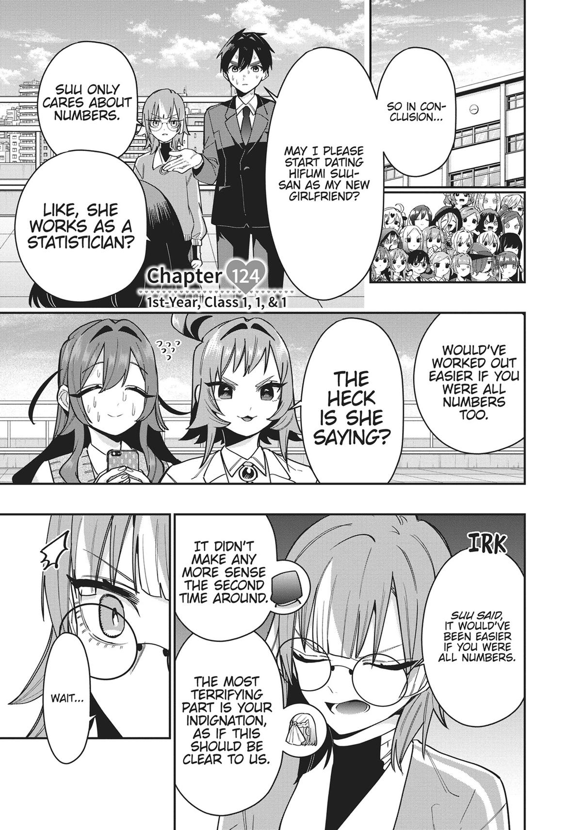 The 100 Girlfriends Who Really, Really, Really, Really, REALLY Love You Chapter 124 — page 1