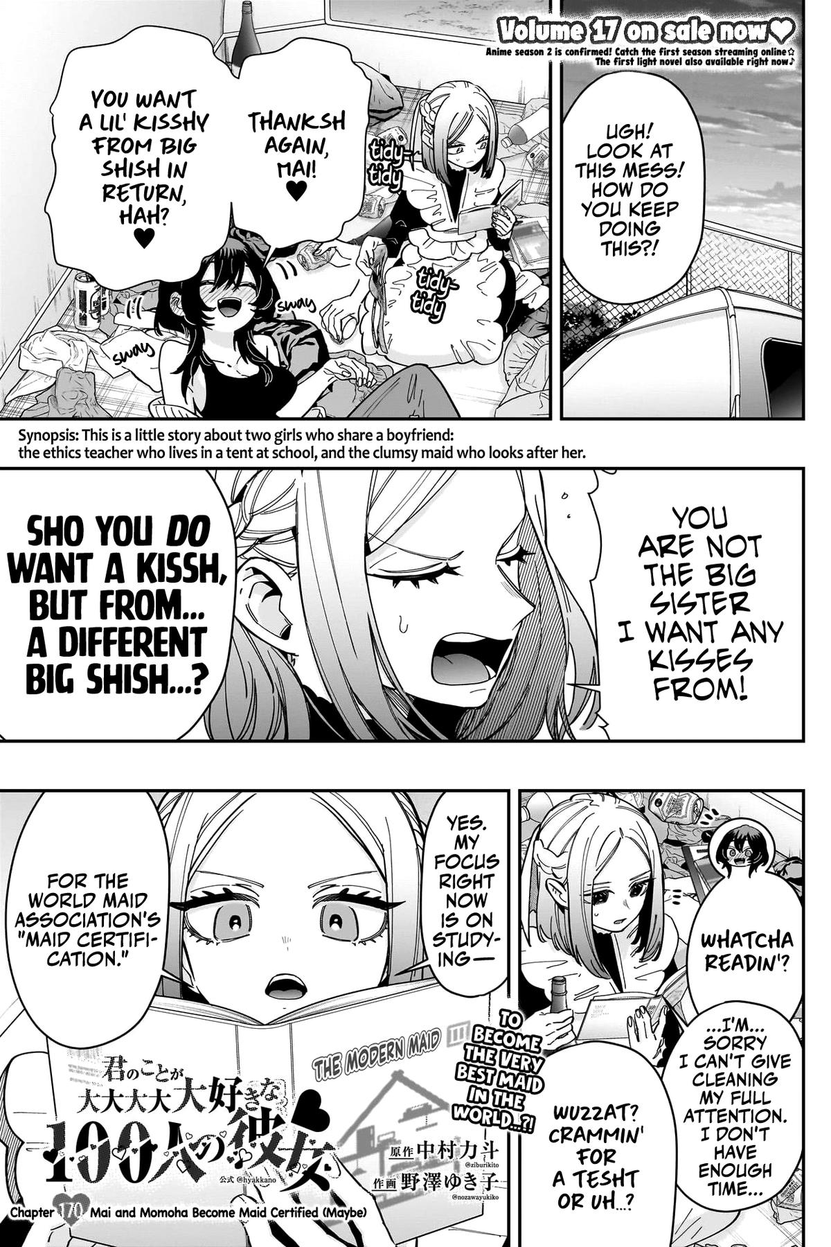 The 100 Girlfriends Who Really, Really, Really, Really, REALLY Love You Chapter 170 — page 2
