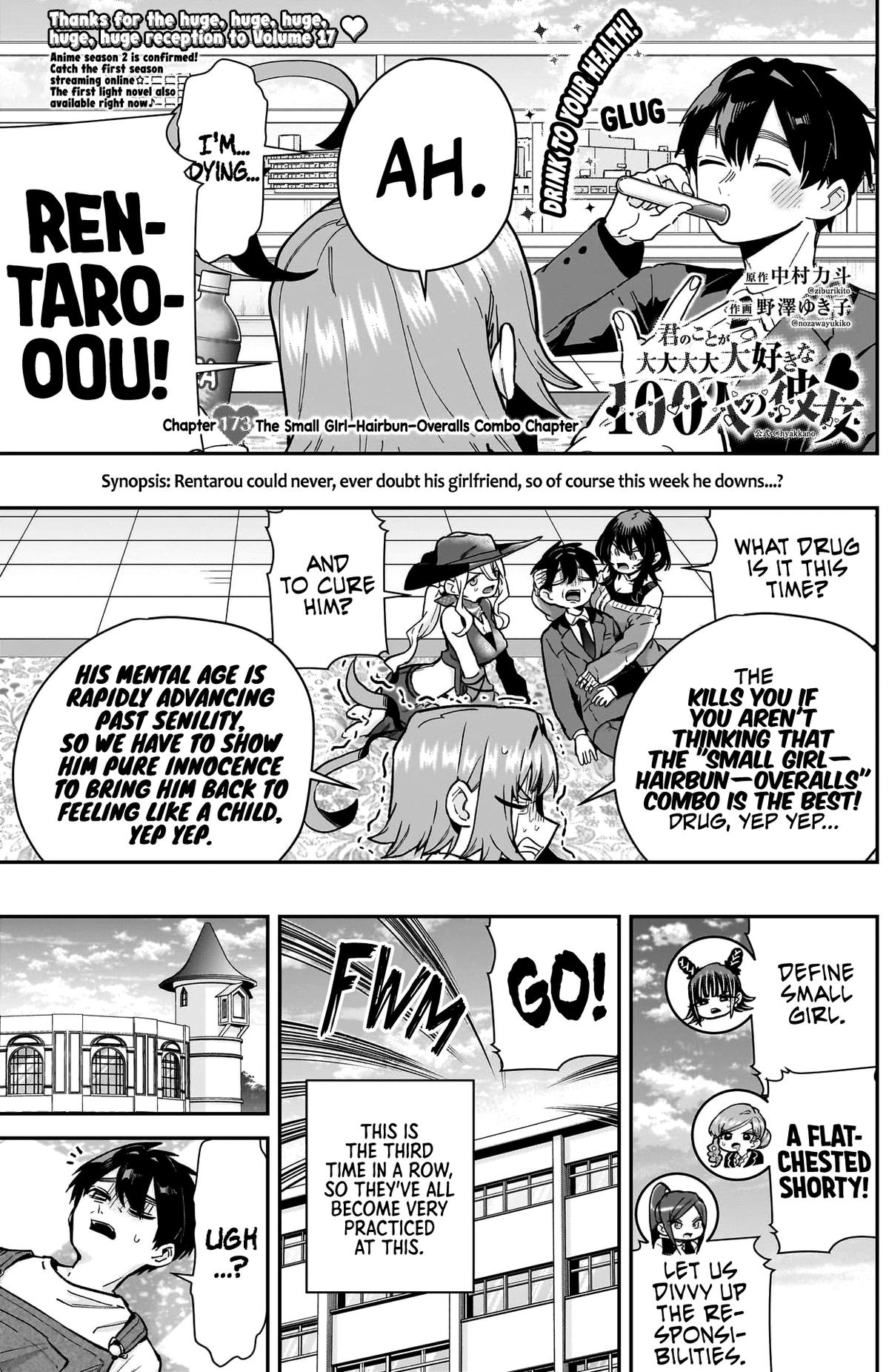 The 100 Girlfriends Who Really, Really, Really, Really, REALLY Love You Chapter 173 — page 2