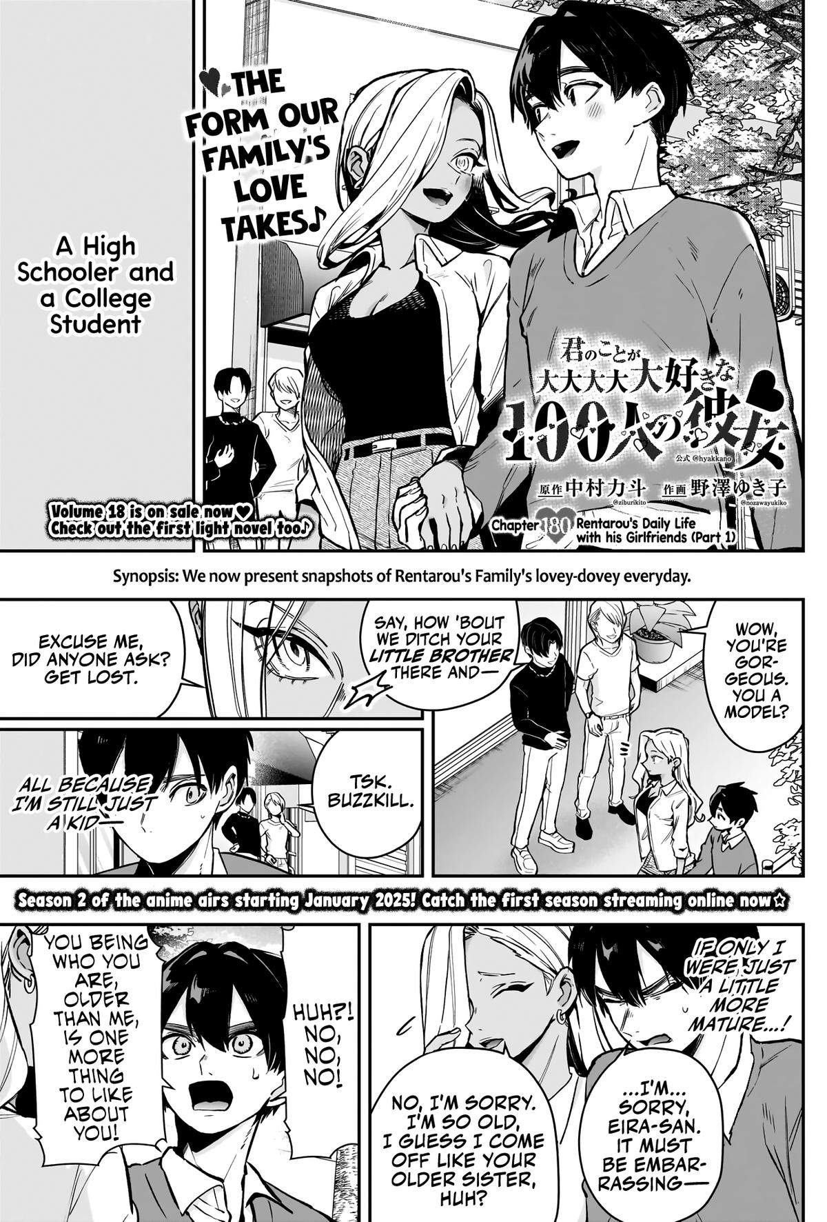 The 100 Girlfriends Who Really, Really, Really, Really, REALLY Love You Chapter 180 — page 2
