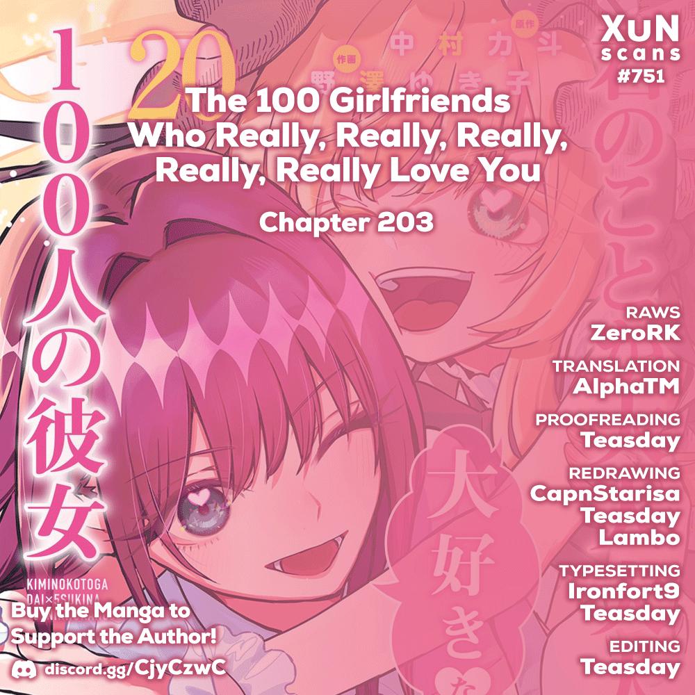 The 100 Girlfriends Who Really, Really, Really, Really, REALLY Love You Chapter 203 — page 1