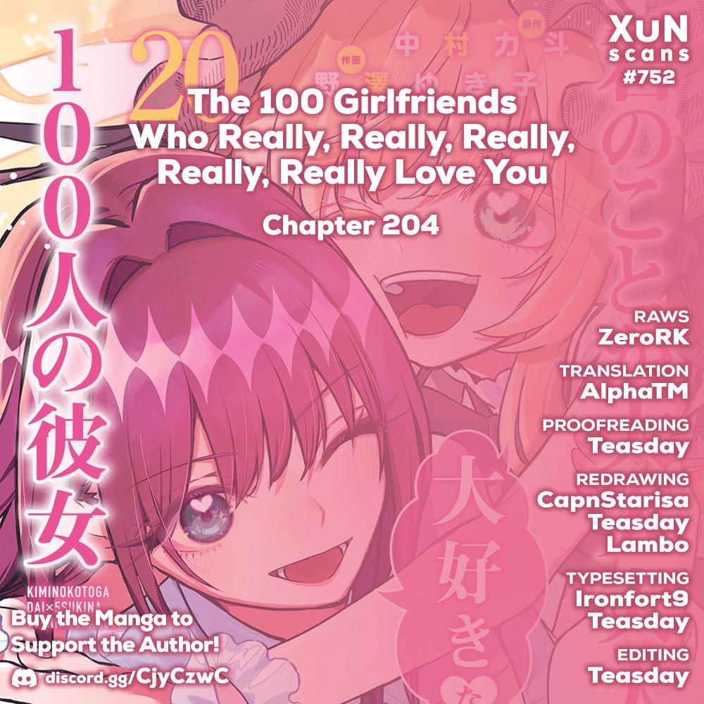 The 100 Girlfriends Who Really, Really, Really, Really, REALLY Love You Chapter 204 — page 1
