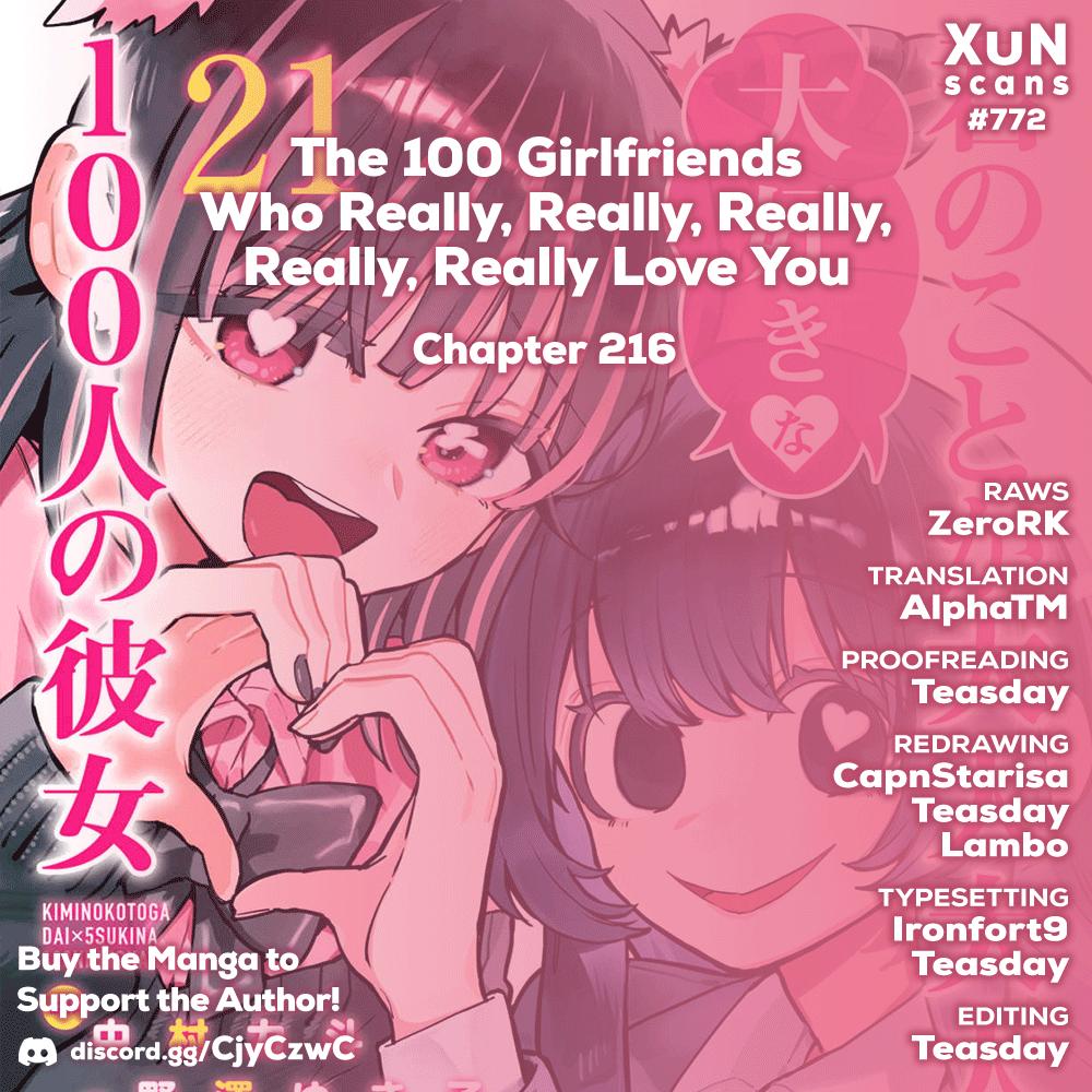 The 100 Girlfriends Who Really, Really, Really, Really, REALLY Love You Chapter 216 — page 1