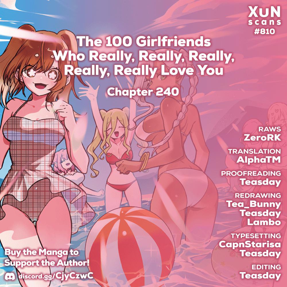 The 100 Girlfriends Who Really, Really, Really, Really, REALLY Love You Chapter 240 — page 1