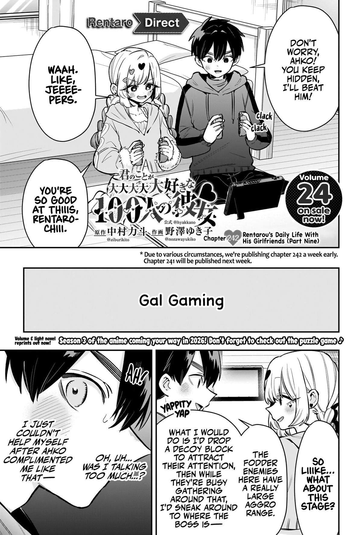 The 100 Girlfriends Who Really, Really, Really, Really, REALLY Love You Chapter 242 — page 2