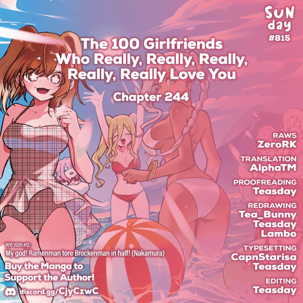 The 100 Girlfriends Who Really, Really, Really, Really, REALLY Love You Chapter 244 — page 1