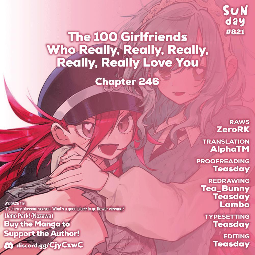The 100 Girlfriends Who Really, Really, Really, Really, REALLY Love You Chapter 246 — page 1