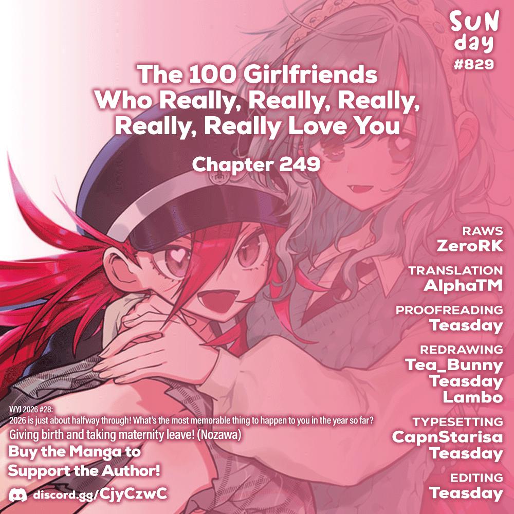 The 100 Girlfriends Who Really, Really, Really, Really, REALLY Love You Chapter 249 — page 1