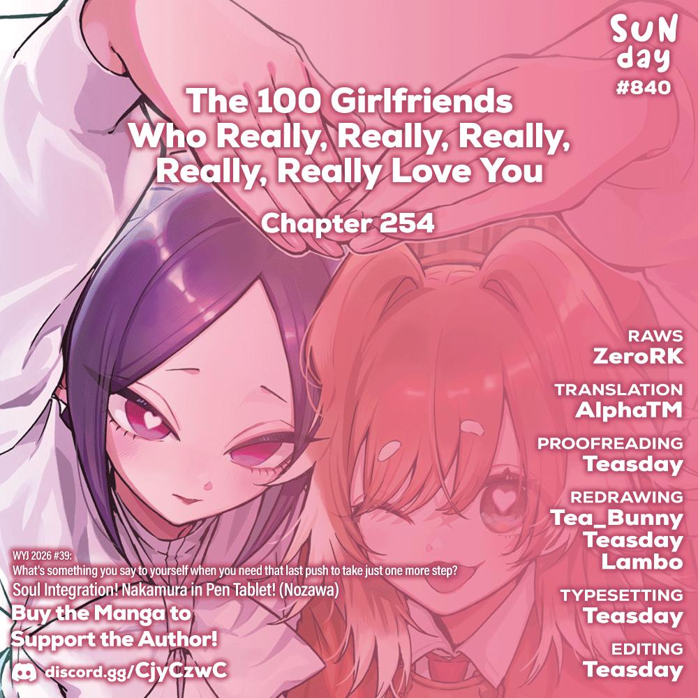 The 100 Girlfriends Who Really, Really, Really, Really, REALLY Love You Chapter 254 — page 1