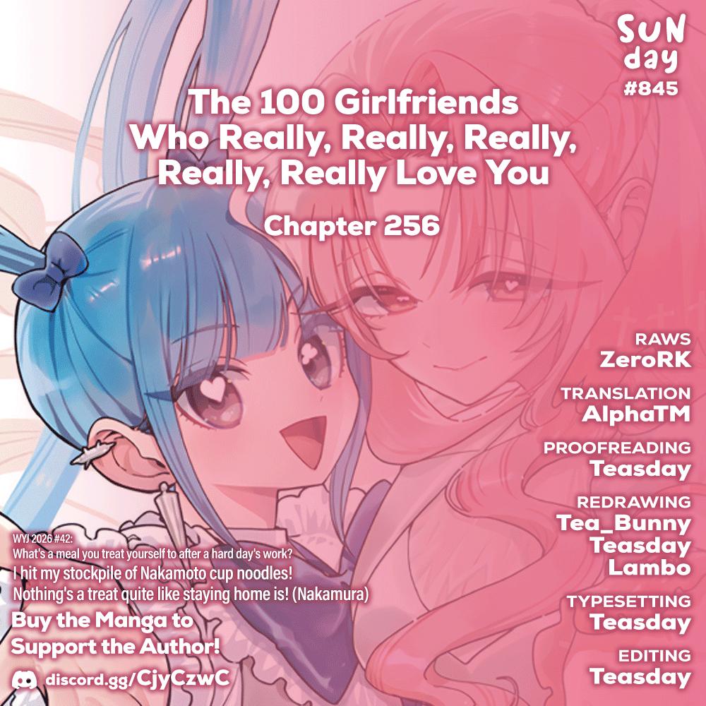 The 100 Girlfriends Who Really, Really, Really, Really, REALLY Love You Chapter 256 — page 1