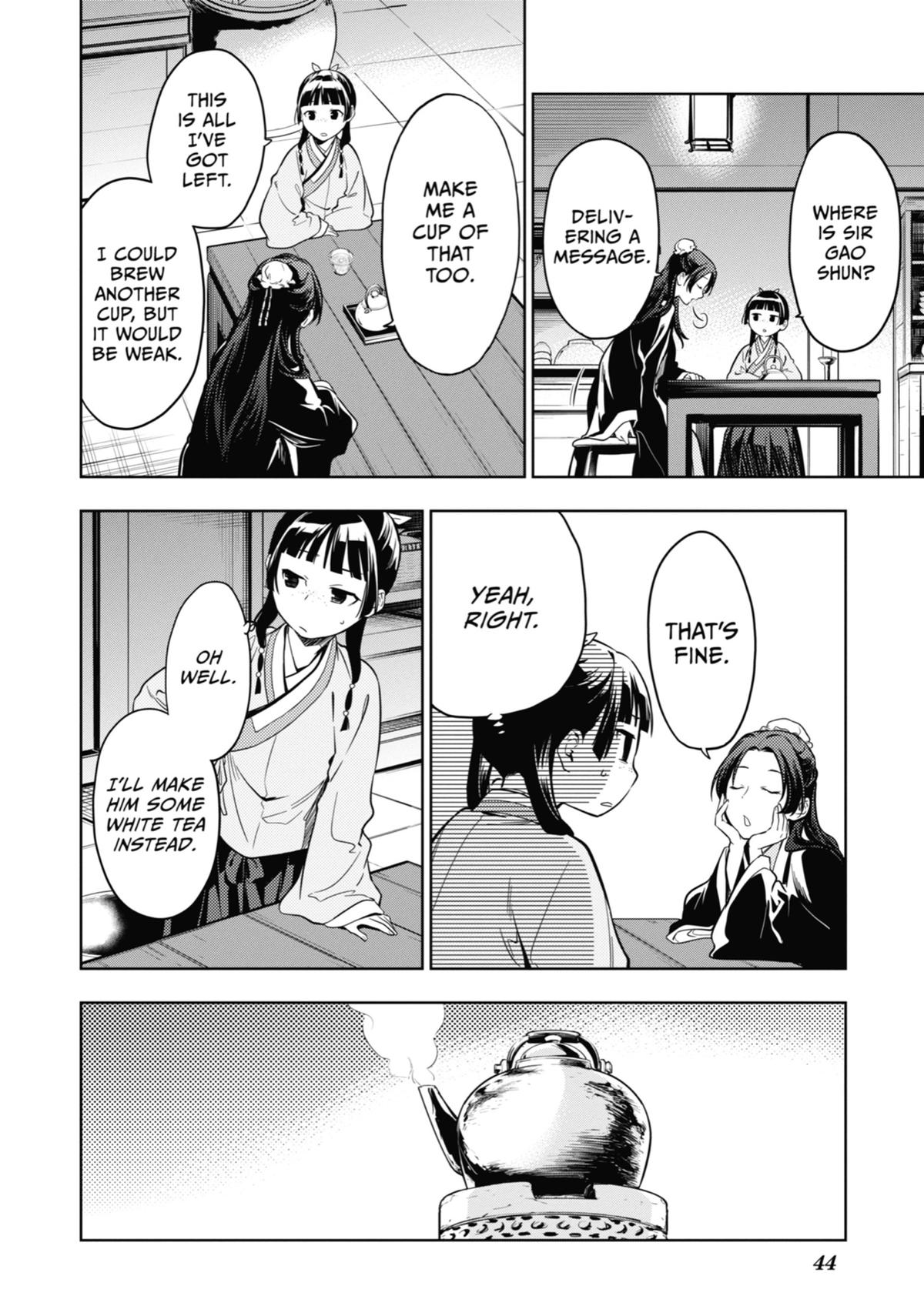 The Apothecary Diaries Chapter 43 — page 44