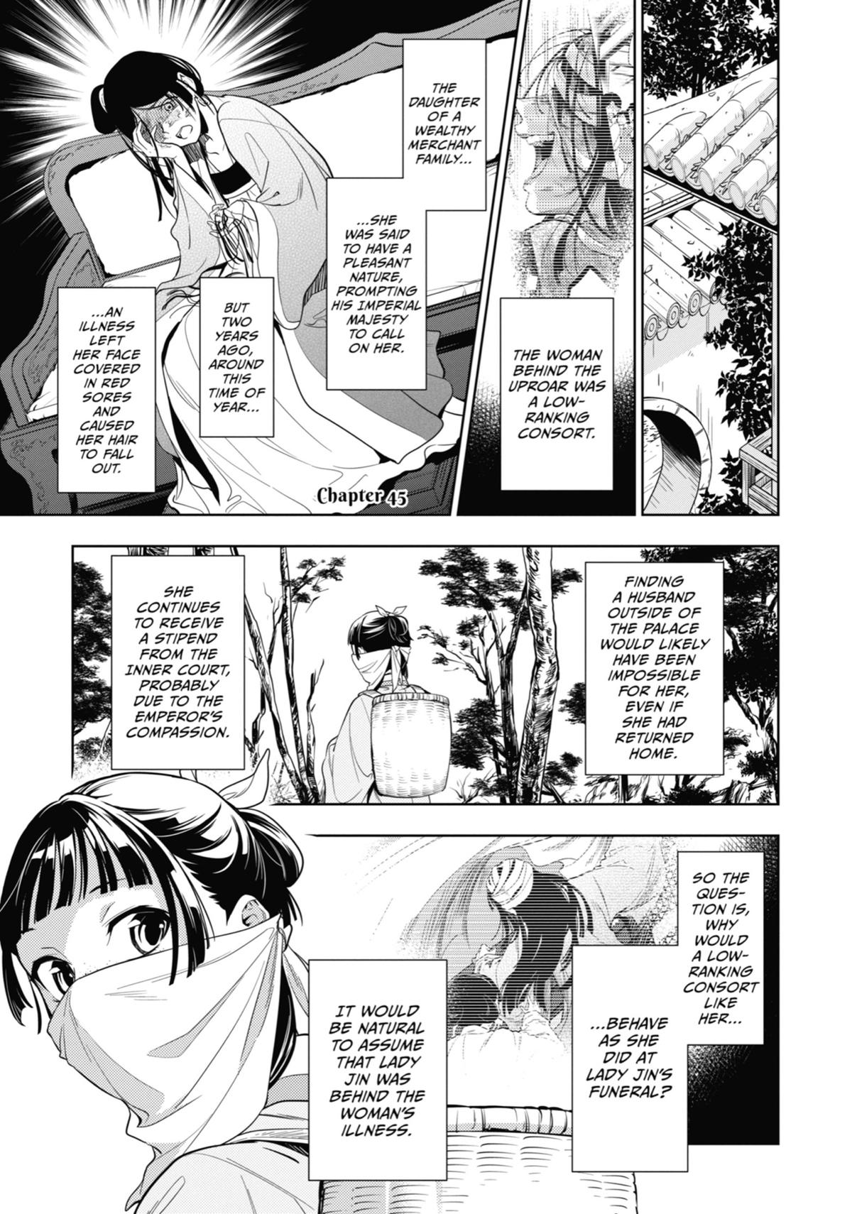 The Apothecary Diaries Chapter 45 — page 1