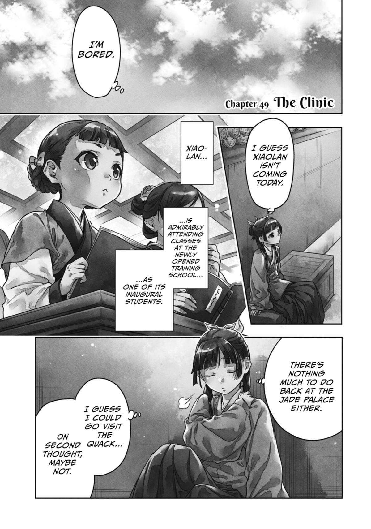 The Apothecary Diaries Chapter 49 — page 1
