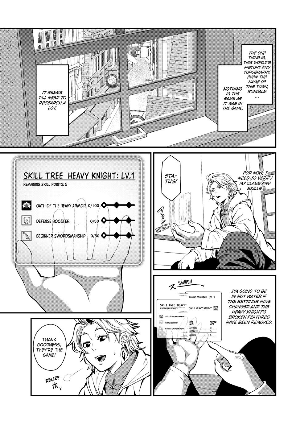 The Exiled Heavy Knight Knows How to Game the System Chapter 1 — page 18