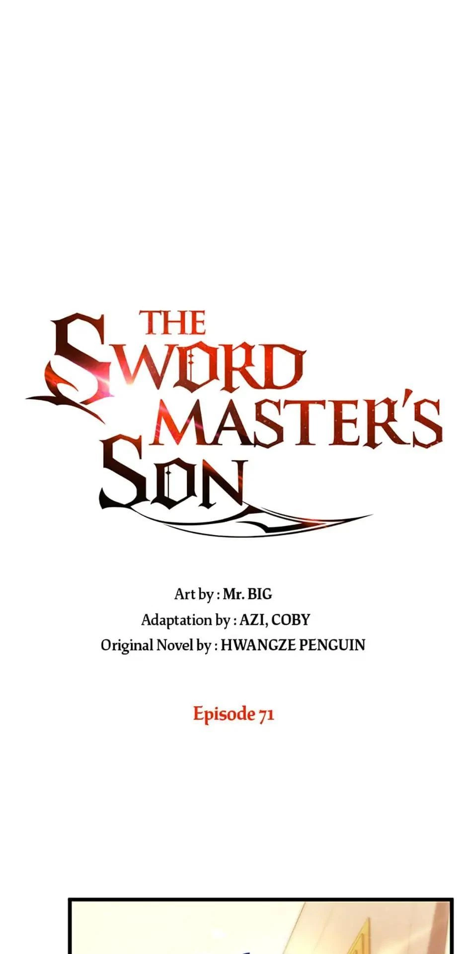 The Swordmaster’s Son Chapter 71 — page 1