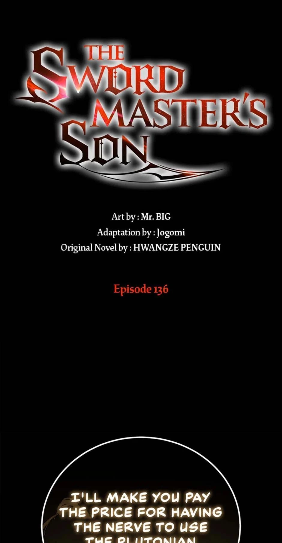 The Swordmaster’s Son Chapter 136 — page 1