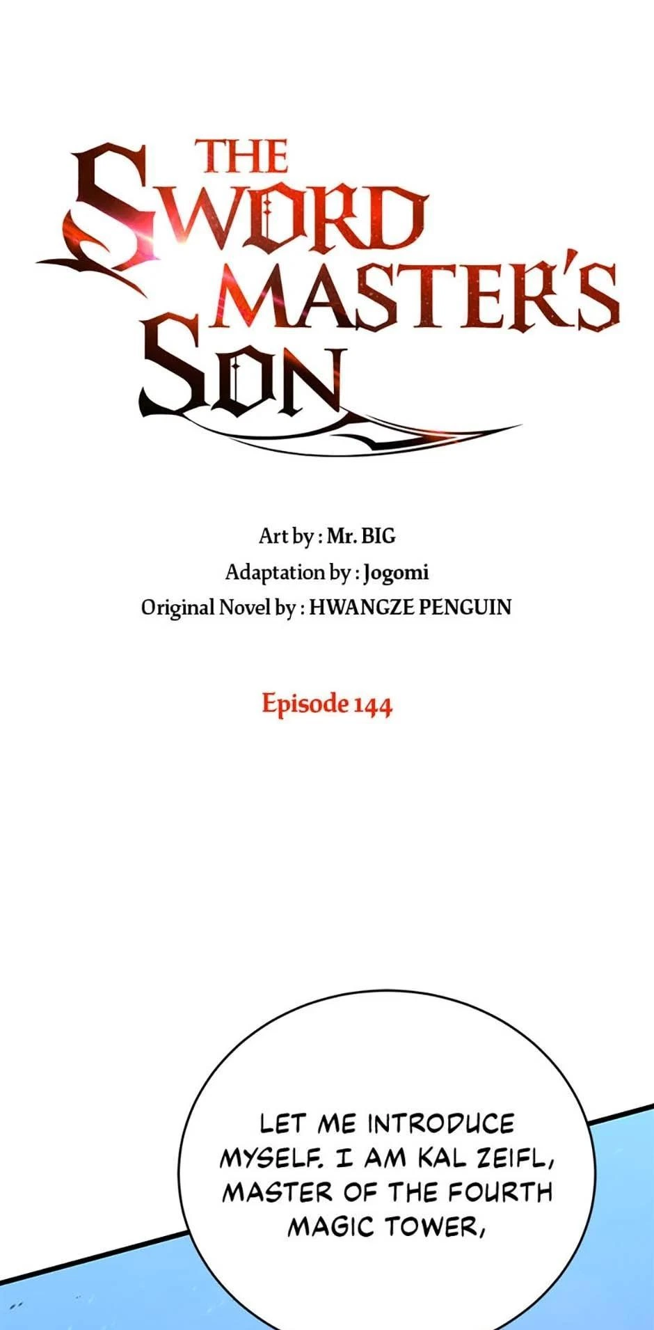 The Swordmaster’s Son Chapter 144 — page 1